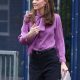 Is Kate Middleton Wearing Her Purple Gucci Blouse Backwards? Fans Are Convinced