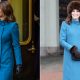 Kate Middleton Loves Her Blue Catherine Walker Coat So Much, She Re-Wore It Two Years Later