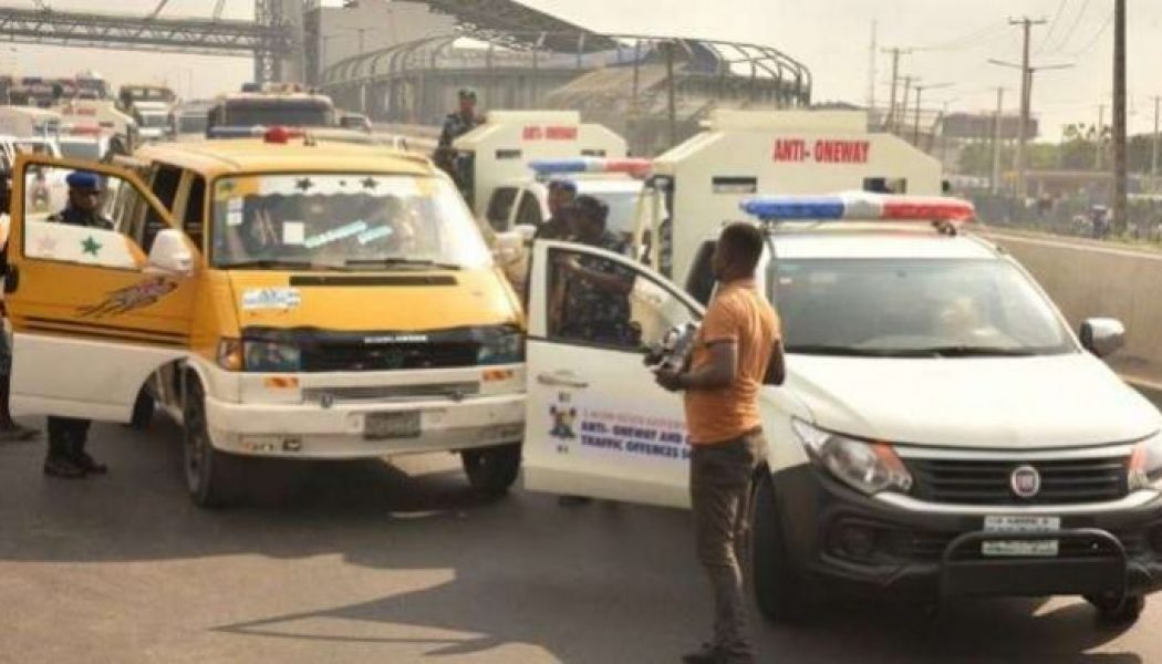 Lagos anti-one way squad impounds 42 vehicles