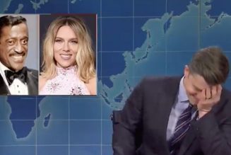 SNL’s Colin Jost Was Forced to Read a Joke About His Own Wife Scarlett Johansson’s Poor Casting Decisions