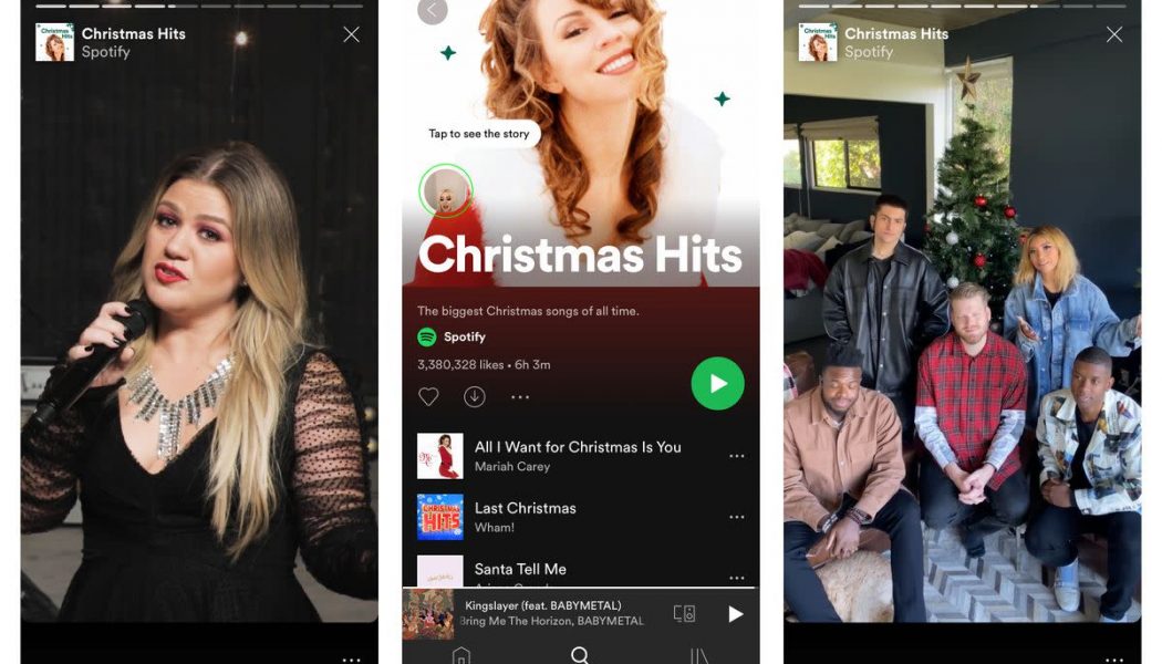 Spotify is Testing an Instagram Stories-Like Feature In Editorial Playlists