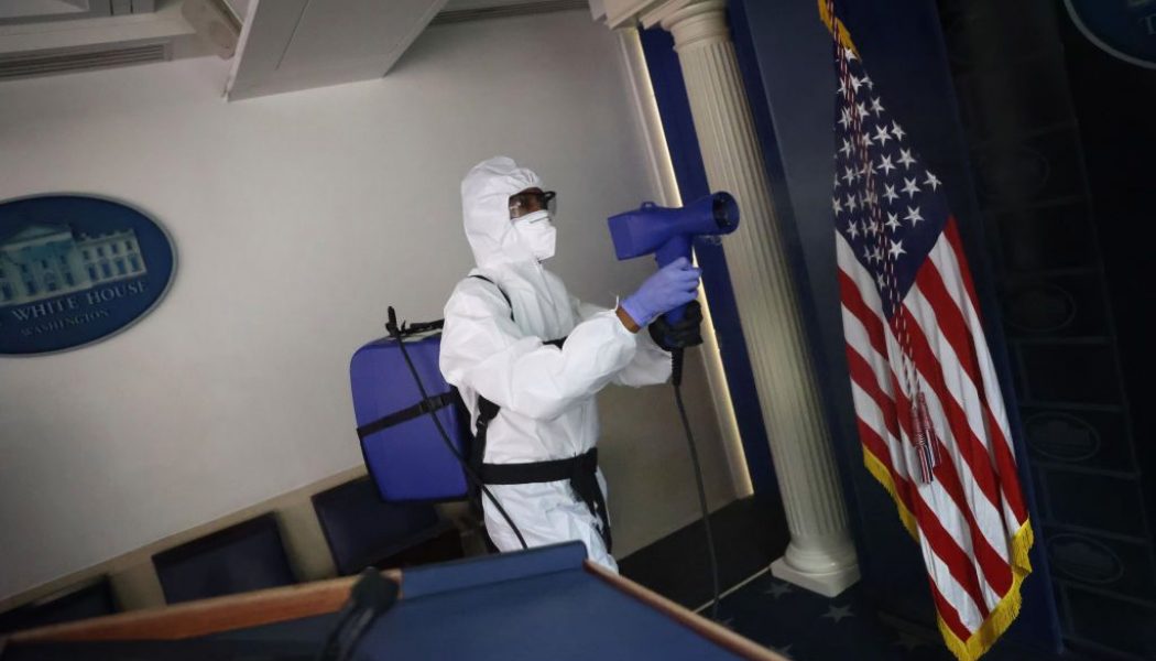 The White House To Get Proper Disinfection After Super Spreader Trump Leaves Office