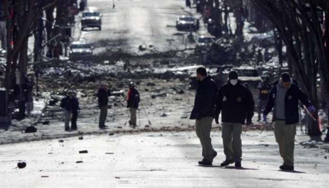 U.S. agents search Nashville blast site, seeking clues behind Christmas explosion