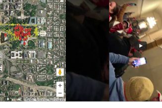 A Parler archive is being converted into an interactive map of the Capitol building attack