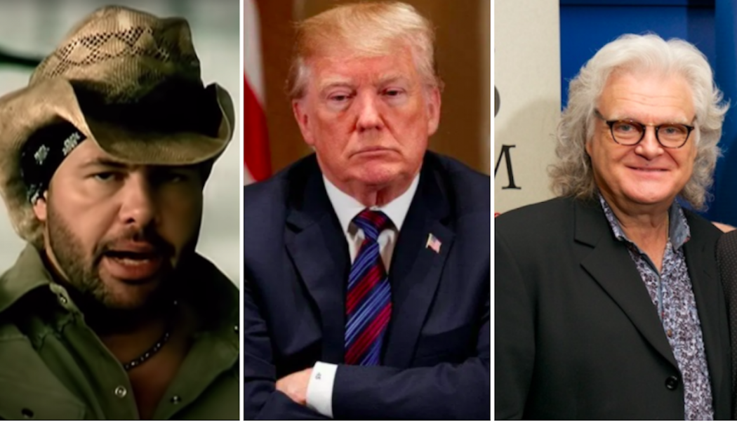 During Impeachment, Donald Trump Reportedly Gave National Medals of Arts to Toby Keith and Ricky Skaggs