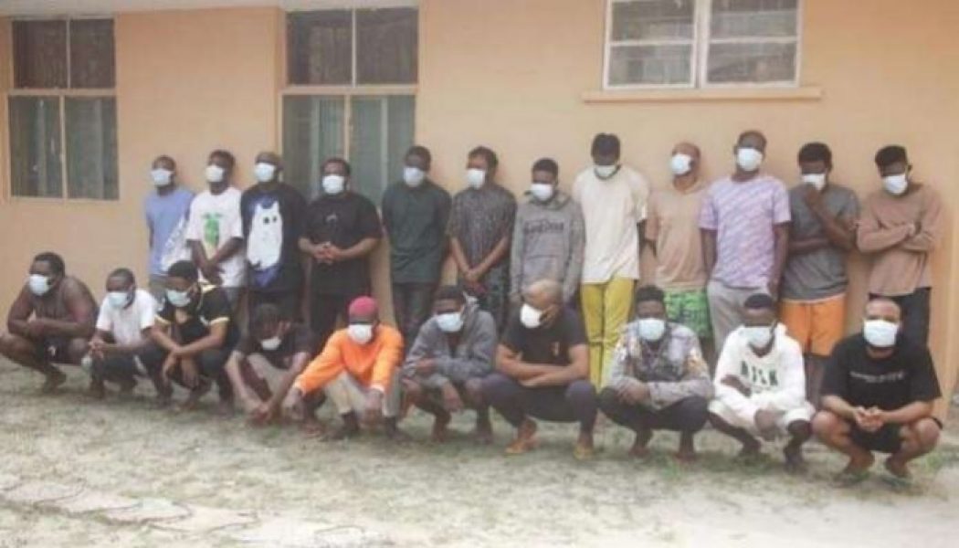 EFCC identifies 22 ‘internet fraudsters’ arrested in Lagos