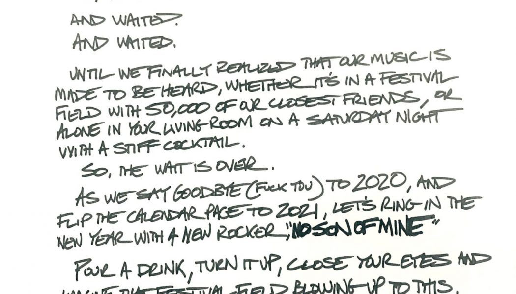 Foo Fighters Share ‘No Son of Mine,’ Reveal Medicine at Midnight Tracklisting