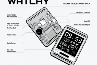Hack together your own e-paper smartwatch with this $50 open-source kit