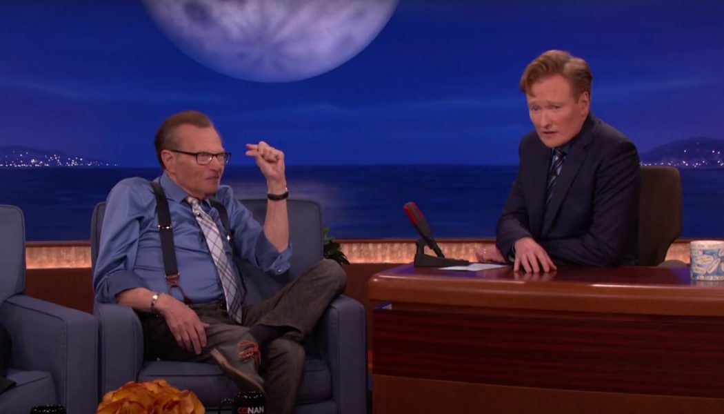 Larry King Once Told Conan O’Brien He Wanted His Body Frozen After He Died