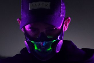 Razer has created a concept N95 mask with RGB and voice projection