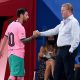Ronald Koeman defends Lionel Messi after late red card