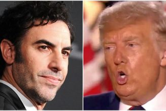 Sacha Baron Cohen Calls Trump’s Twitter Ban “The Most Important Moment in the History of Social Media”