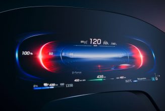 The 2022 Mercedes EQS EV’s Dashboard Is Basically a Giant Screen