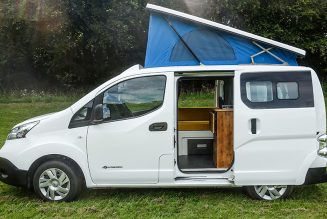 Tiny Nissan e-NV200 Camper Concept Is One Cozy Little Van