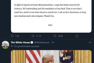 Twitter says a new video from Trump doesn’t break the rules