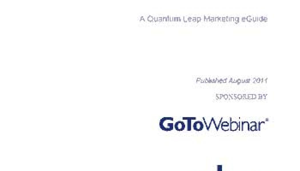 Why Companies Opt for Webinars to Reach Clients, Prospects