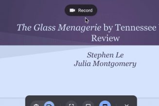 Chrome OS now has a built-in screen recorder