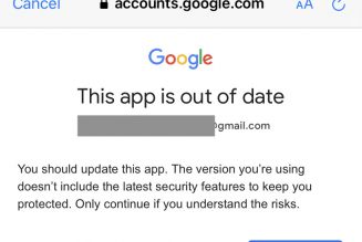 Google’s own iOS apps were begging for updates that don’t exist, but the company says it was because of a bug