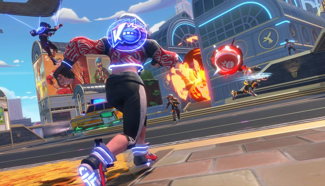 Knockout City is a new dodgeball game from the makers of Mario Kart Live