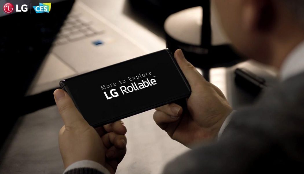 LG denies the Rollable phone has been put on hold