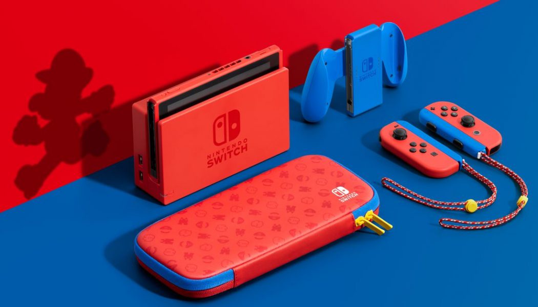 Nintendo’s new Mario-themed Switch is available now