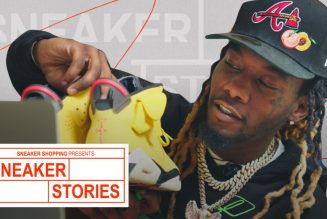 Offset Shows Off His 1-of-1 Mustard Yellow Travis Scott Air Jordan 6’s