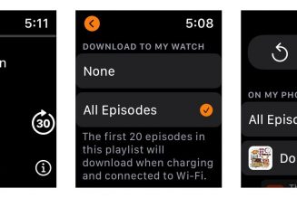 Overcast overhauls its Apple Watch app