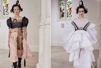Simone Rocha’s Autumn 2021 Collection Celebrates “Fragile Rebels” With Lots of Leather and Tulle
