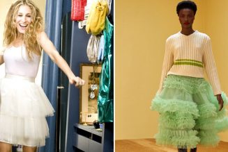 The Fashion Week Trend That’s Serving Us Serious Sex and the City Vibes