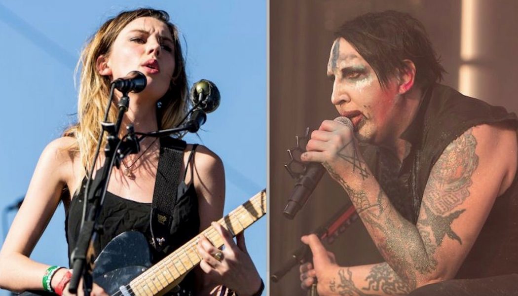 Wolf Alice Singer Ellie Rowsell Says Marilyn Manson Filmed Up Her Skirt