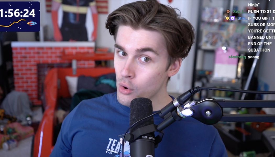 A top Twitch streamer has been live for nearly two weeks straight