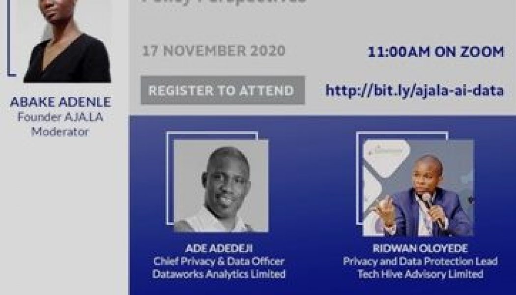 Ajala Hosts Webinar on Artificial Intelligence and African Enterprises
