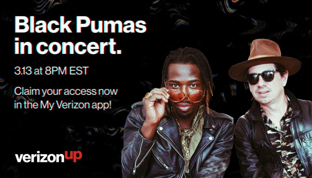 Black Pumas to Perform Verizon Up Livestream Concert