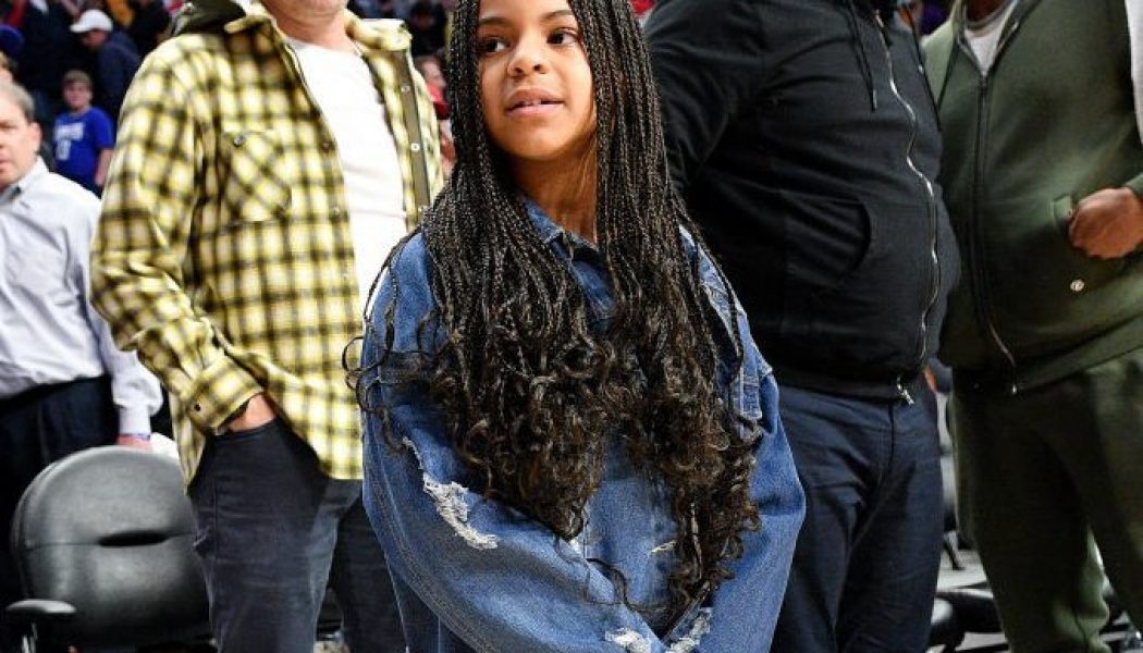 Blue Ivy Channels Dad & Biggie In First Grammy Award Post Win Photos