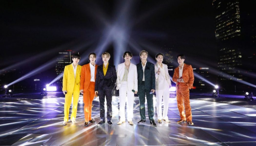 BTS Light Up Grammy Stage During Remote ‘Dynamite’ Performance
