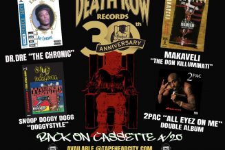 Dr. Dre, Snoop Dogg, and Tupac Receiving Cassette Reissues