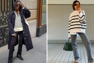 Fashion Experts Are Suddenly Back Into Breton Tops—These 22 Outfits Prove It