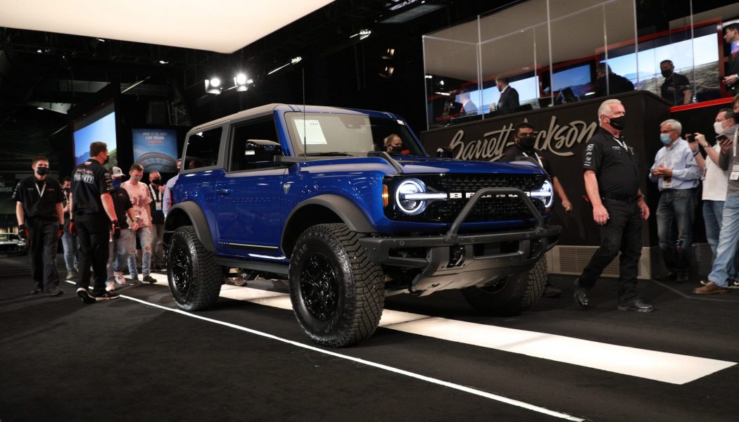First 2021 Ford Bronco, VIN 001, Sells for Over $1 Million