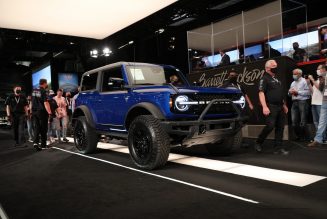 First 2021 Ford Bronco, VIN 001, Sells for Over $1 Million