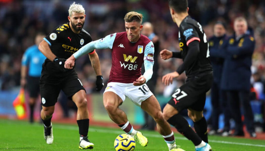 Four major sports manufacturers involved in a sponsorship battle involving Aston Villa star