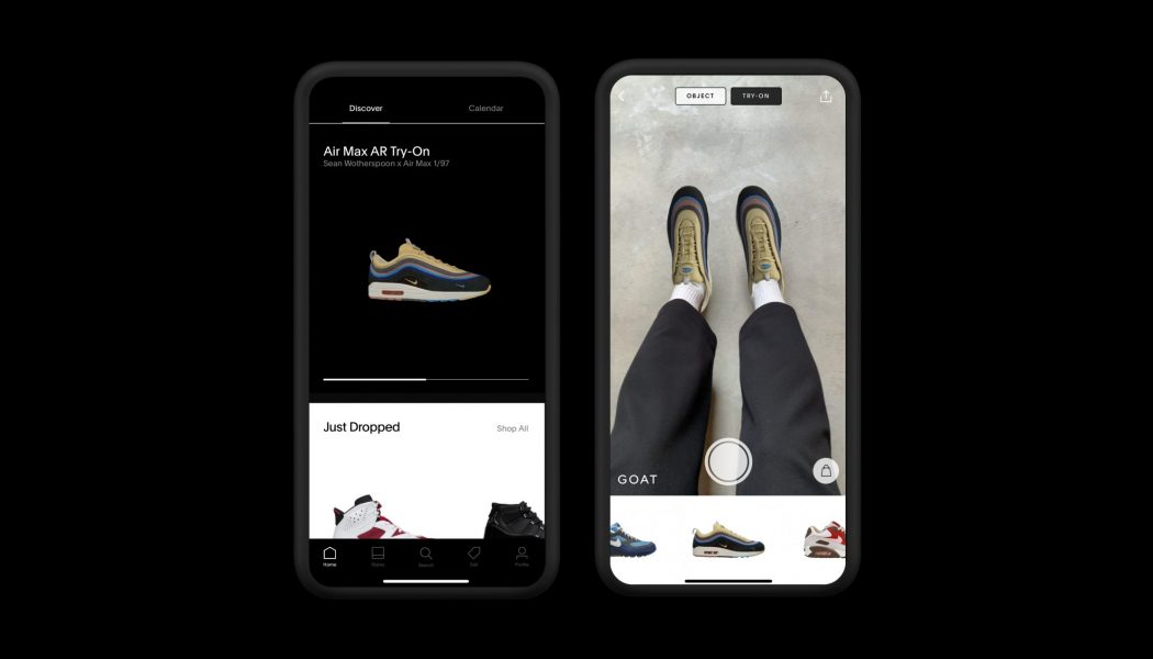 GOAT Giving Users The Chance To Score Rare Nike Air Max Kicks By Using AR Try-On Feature