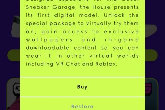 Gucci designed virtual sneakers for hypebeasts in Roblox and VRChat