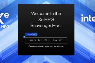 Intel teaser hints long-awaited Xe HPG gaming GPUs may be revealed on March 26th