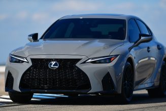 The 2022 Lexus IS500 F Sport Performance Launch Edition Goes Incognito—Literally