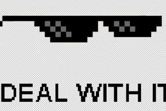 The ‘deal with it’ glasses are being sold as an NFT