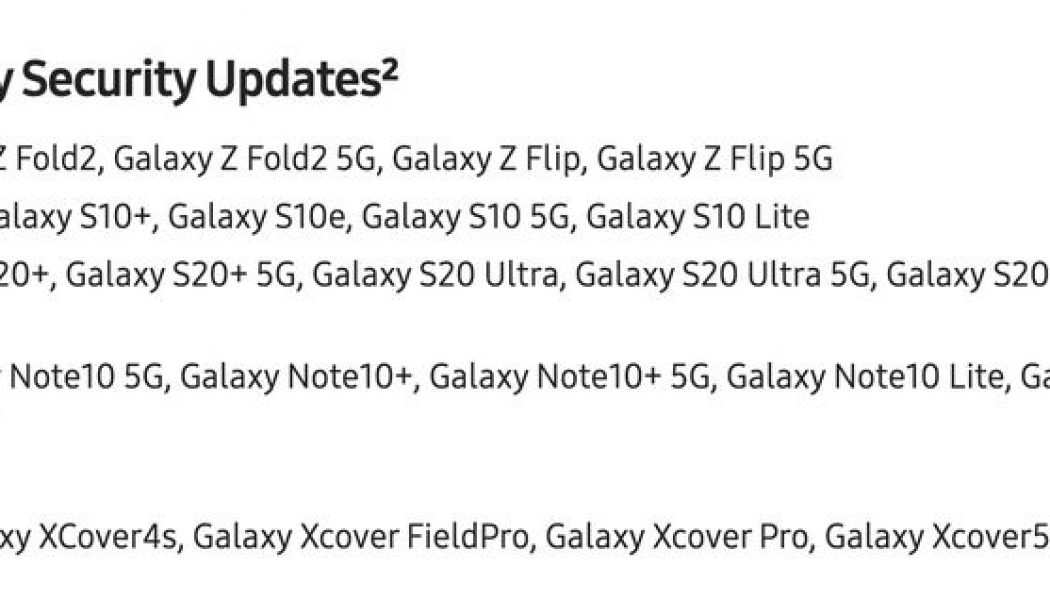 The Samsung Galaxy A52 5G will get monthly security updates