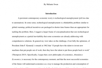 The Sustenance of Job Creation During a Digital Evolution Epoch