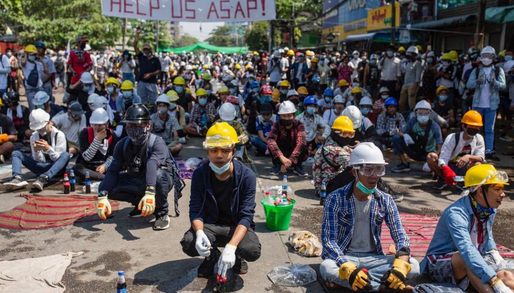 YouTube has terminated five Myanmar military-run channels as political unrest continues