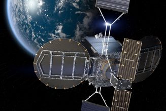 A robotic spacecraft just latched onto an active satellite in orbit