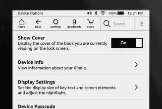 Amazon adds blindingly obvious Kindle feature to make book covers your lockscreen